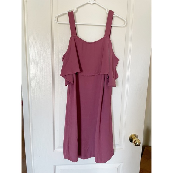 Aritzia Wilfred Ellipse cold shoulder dress - Picture 3 of 5